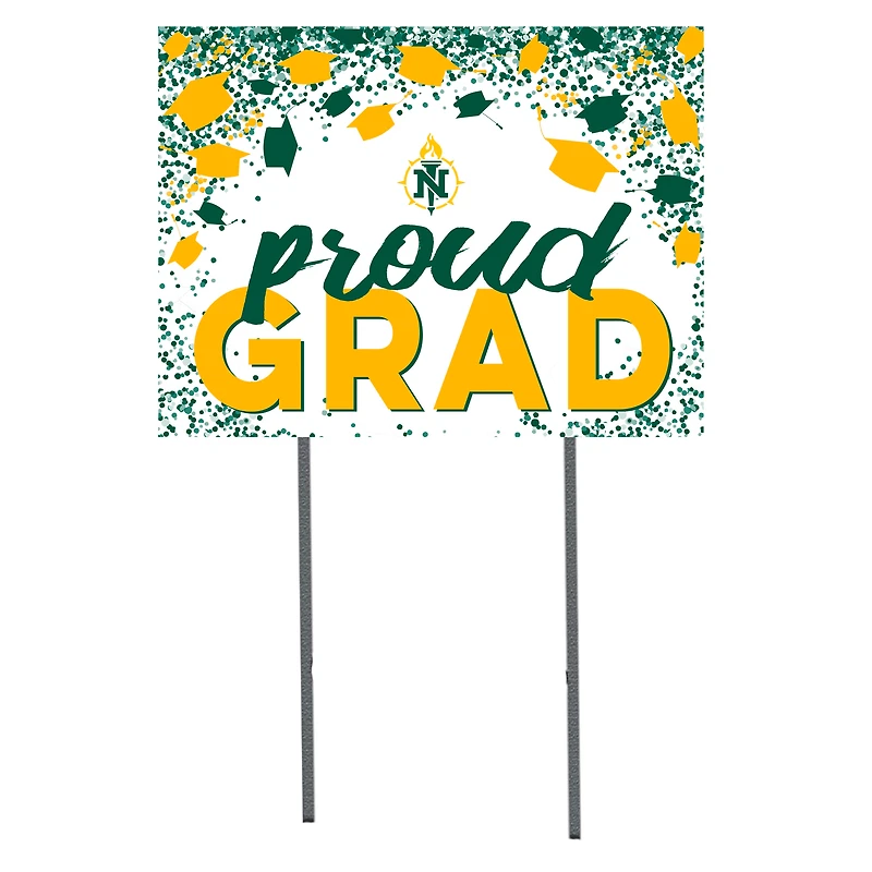 Northern Michigan Wildcats  18" x 24" Proud Grad Yard Sign
