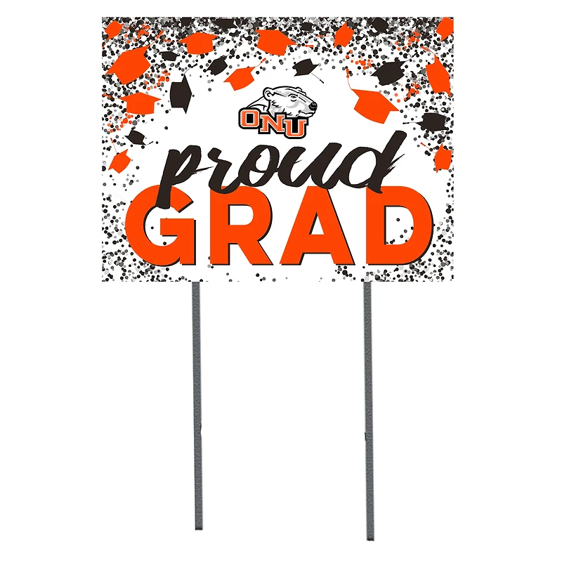 Ohio Northern Polar Bears  18" x 24" Proud Grad Yard Sign