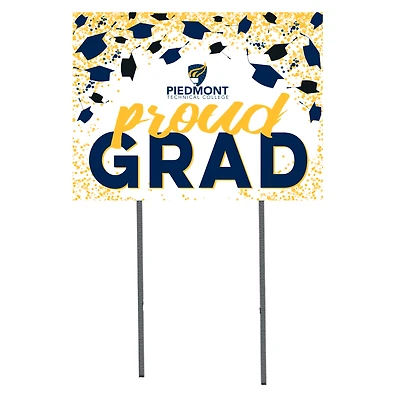 Piedmont Technical College  18" x 24" Proud Grad Yard Sign