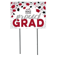 Pierce College Raiders  18" x 24" Proud Grad Yard Sign