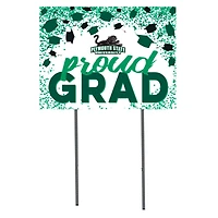 Plymouth State Panthers  18" x 24" Proud Grad Yard Sign