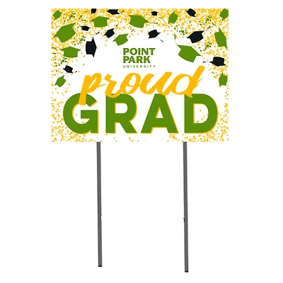 Point Park Pioneers  18" x 24" Proud Grad Yard Sign