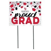 Roberts Wesleyan Redhawks  18" x 24" Proud Grad Yard Sign