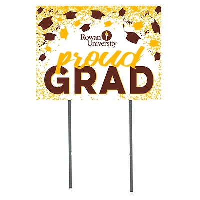 Rowan Profs  18" x 24" Proud Grad Yard Sign