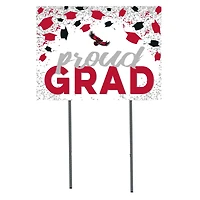 Saint Joseph's Hawks  18" x 24" Proud Grad Yard Sign