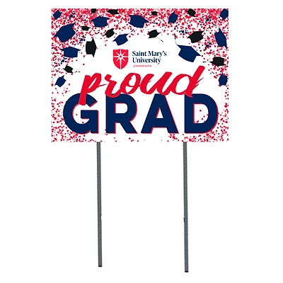 St. Mary's Cardinals  18" x 24" Proud Grad Yard Sign