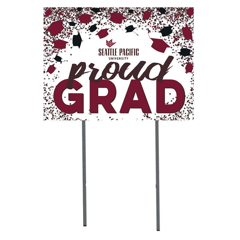 Seattle Pacific Falcons  18" x 24" Proud Grad Yard Sign