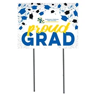 Southeastern Oklahoma State Savage Storm  18" x 24" Proud Grad Yard Sign