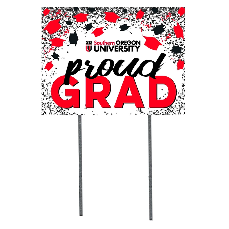 Southern Oregon Raiders  18" x 24" Proud Grad Yard Sign