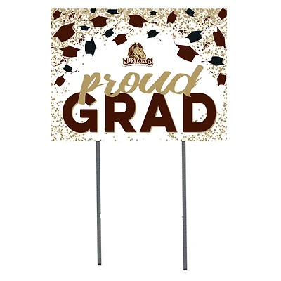 Southwest Minnesota State Mustangs  18" x 24" Proud Grad Yard Sign