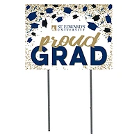 St. Edwards Hilltoppers  18" x 24" Proud Grad Yard Sign