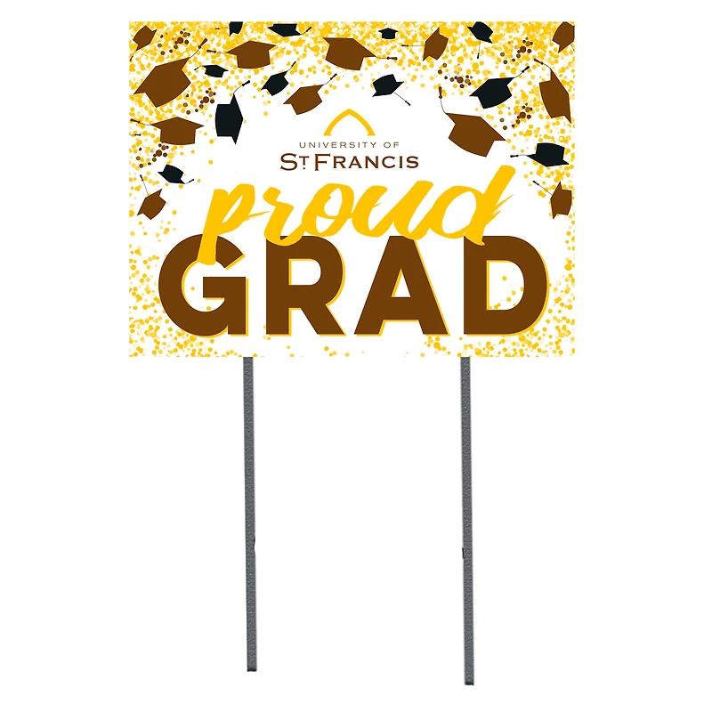 St. Francis Fighting Saints  18" x 24" Proud Grad Yard Sign
