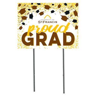 St. Francis Fighting Saints  18" x 24" Proud Grad Yard Sign