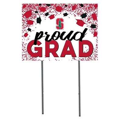 Stanford Cardinal  18" x 24" Proud Grad Yard Sign