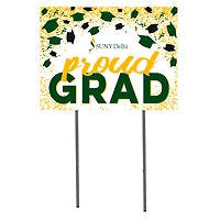 SUNY Delhi Broncos  18" x 24" Proud Grad Yard Sign