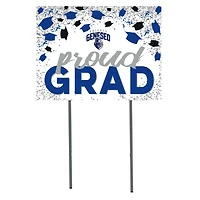 SUNY Geneseo Knights  18" x 24" Proud Grad Yard Sign