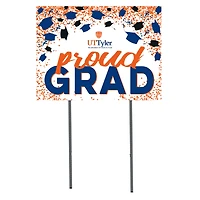 Texas Tyler Patriots  18" x 24" Proud Grad Yard Sign