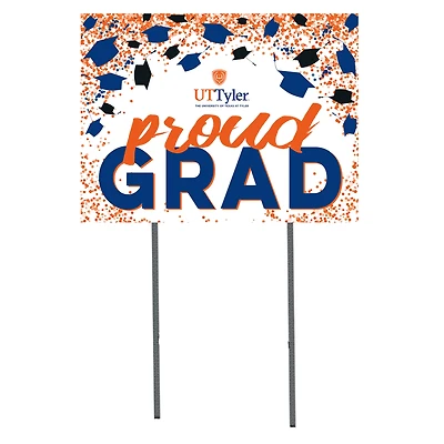 Texas Tyler Patriots  18" x 24" Proud Grad Yard Sign