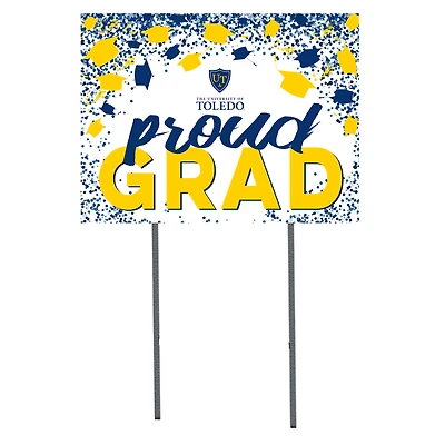 Toledo Rockets  18" x 24" Proud Grad Yard Sign
