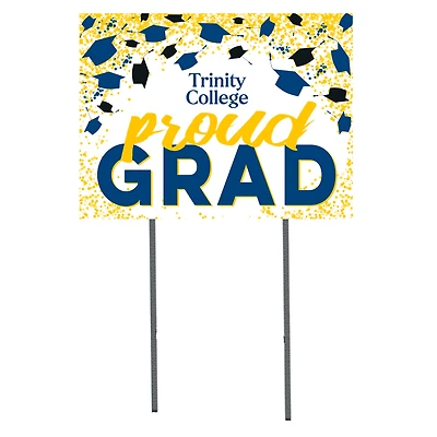 Trinity Bantams  18" x 24" Proud Grad Yard Sign