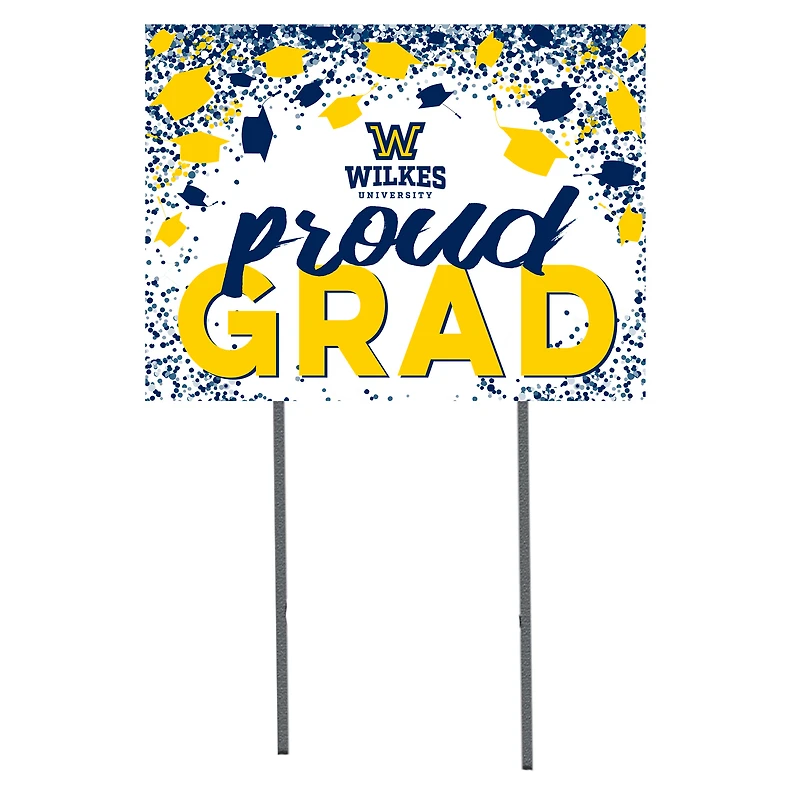 Wilkes Colonels  18" x 24" Proud Grad Yard Sign
