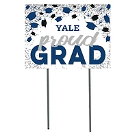 Yale Bulldogs  18" x 24" Proud Grad Yard Sign
