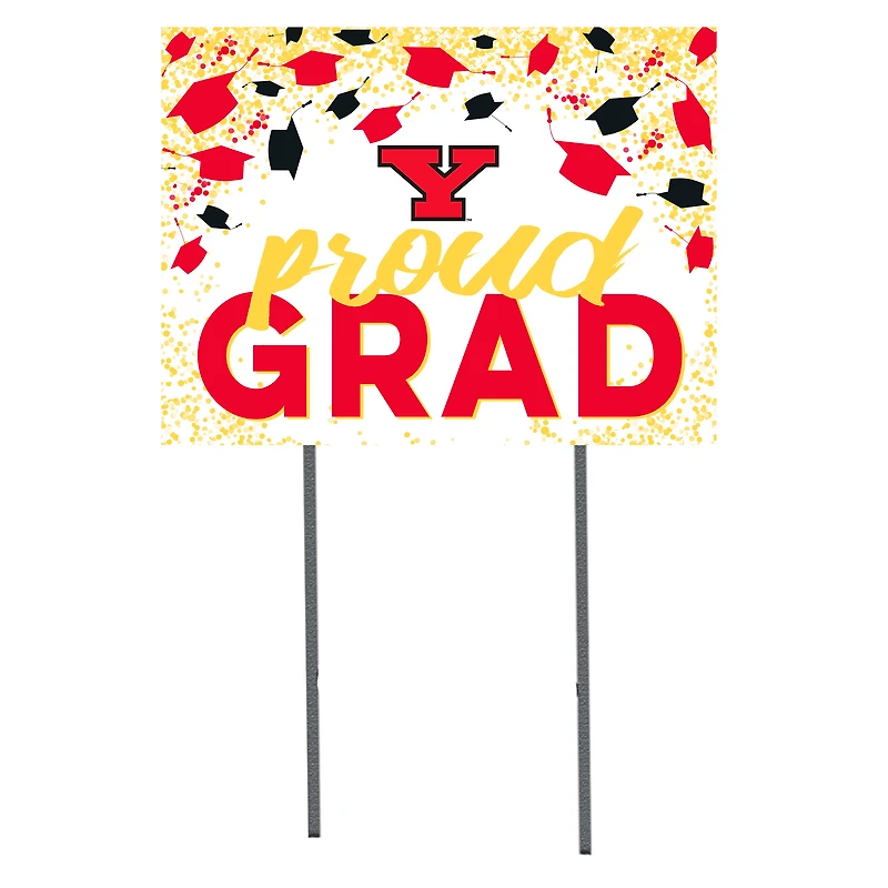 Youngstown State Penguins  18" x 24" Proud Grad Yard Sign