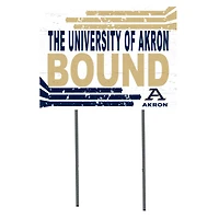Akron Zips 18'' x 24'' Bound Yard Sign