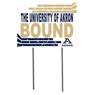 Akron Zips 18'' x 24'' Bound Yard Sign