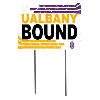 SUNY Albany Great Danes 18'' x 24'' Bound Yard Sign