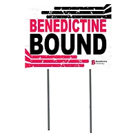 Benedictine Eagles 18'' x 24'' Bound Yard Sign