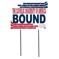 Catholic University Cardinals 18'' x 24'' Bound Yard Sign