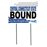 Central Connecticut State Blue Devils 18'' x 24'' Bound Yard Sign