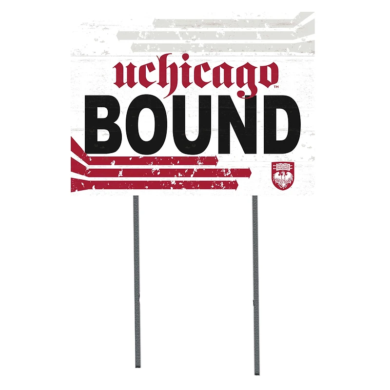 Chicago Marroons 18'' x 24'' Bound Yard Sign