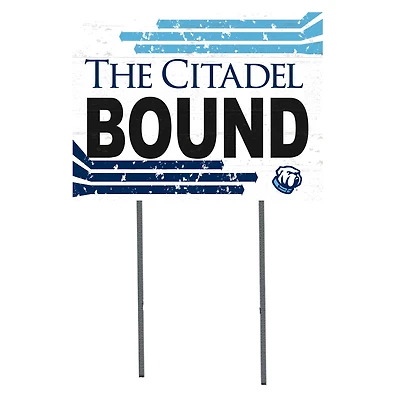Citadel Bulldogs 18'' x 24'' Bound Yard Sign