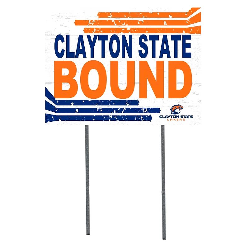 Clayton State Lakers 18'' x 24'' Bound Yard Sign