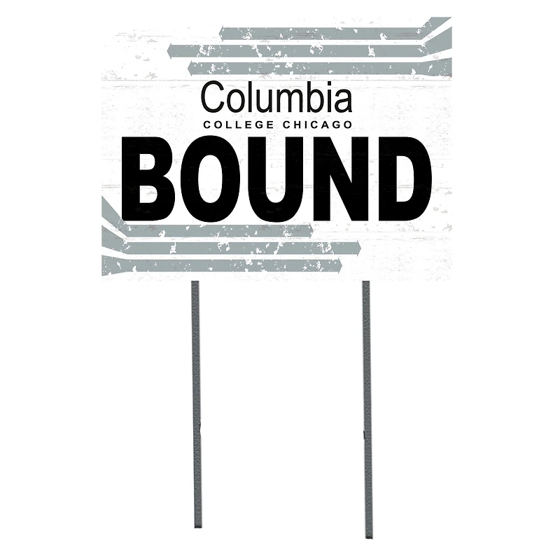 White Columbia Renegades 18" x 24" Bound Yard Sign
