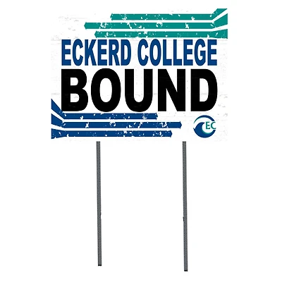 White Eckerd Tritons 18" x 24" Bound Yard Sign