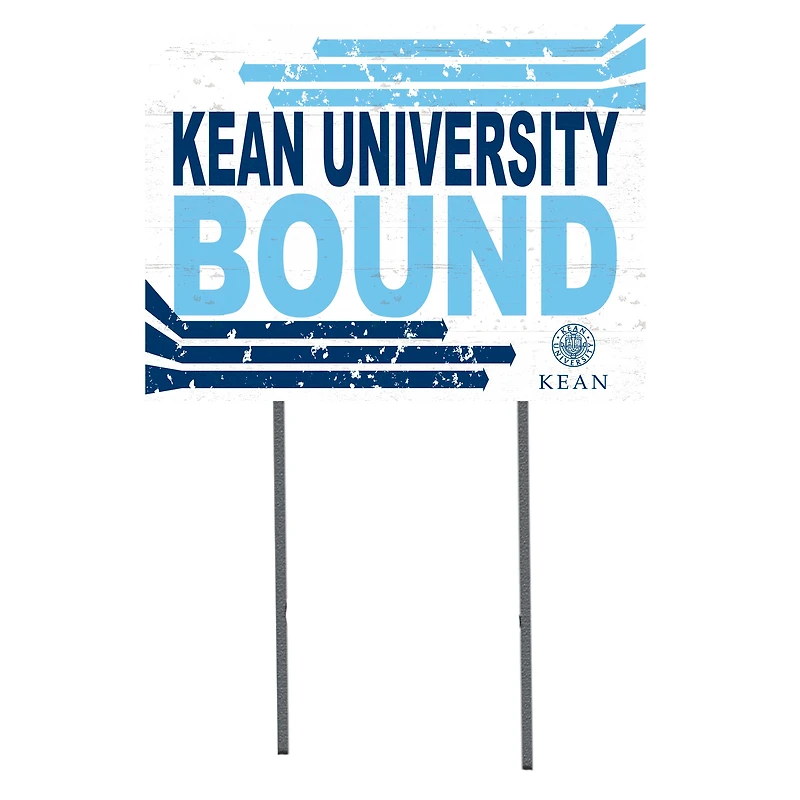 White Kean University Cougars 18" x 24" Bound Yard Sign