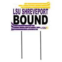 White Louisiana State Shreveport Pilots 18" x 24" Bound Yard Sign