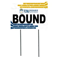 White College of New Jersey Lions 18" x 24" Bound Yard Sign