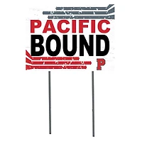 White Pacific Boxers 18" x 24" Bound Yard Sign