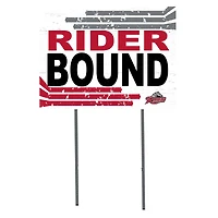 White Rider Broncs 18" x 24" Bound Yard Sign