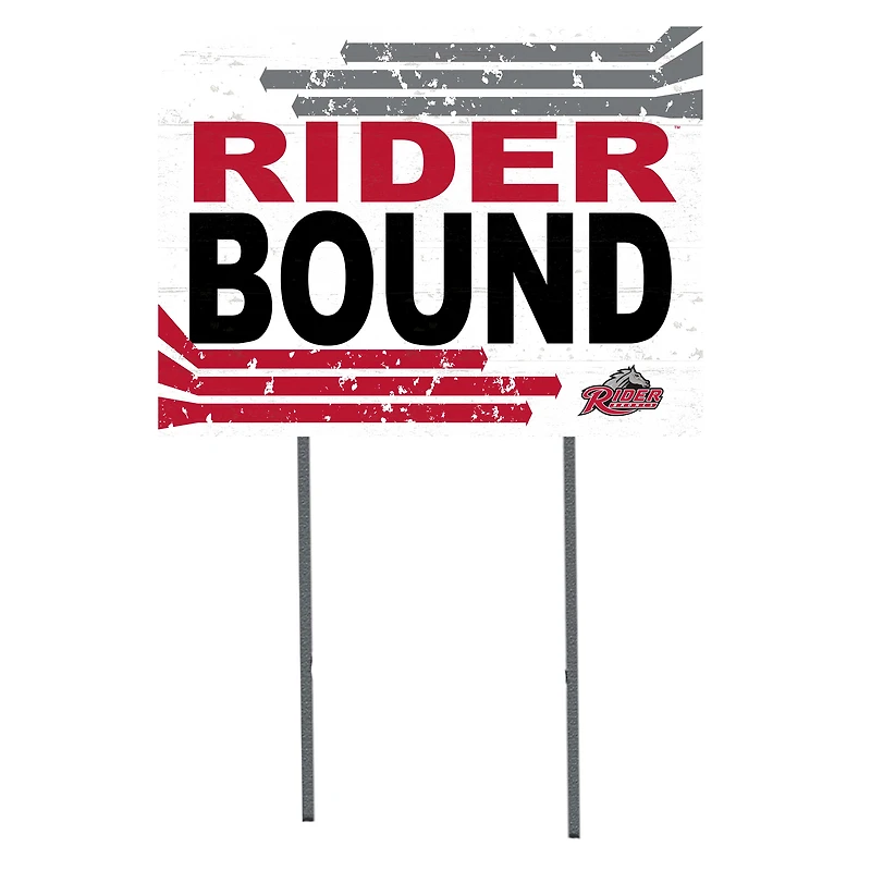 White Rider Broncs 18" x 24" Bound Yard Sign