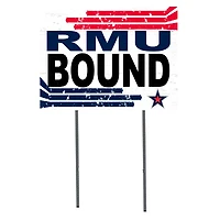 White Robert Morris Colonials 18" x 24" Bound Yard Sign