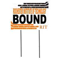 White Rochester Institute of Technology Tigers 18" x 24" Bound Yard Sign