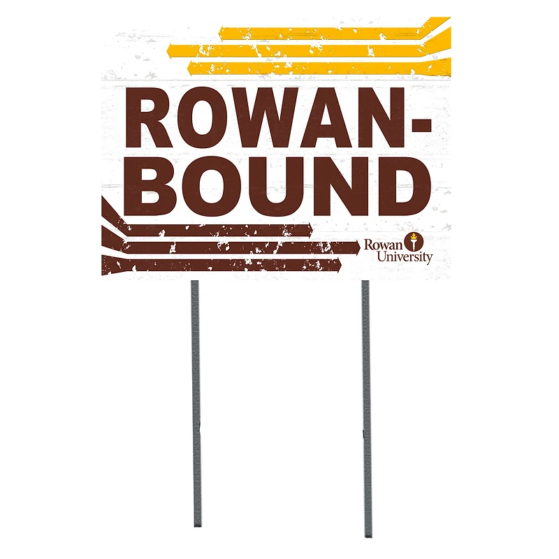 White Rowan Profs 18" x 24" Bound Yard Sign