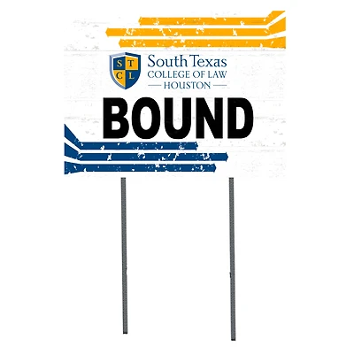 White South Texas College of Law 18" x 24" Bound Yard Sign