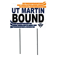 White Tennessee-Martin Skyhawks 18" x 24" Bound Yard Sign