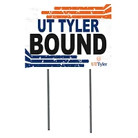 White Texas Tyler Patriots 18" x 24" Bound Yard Sign